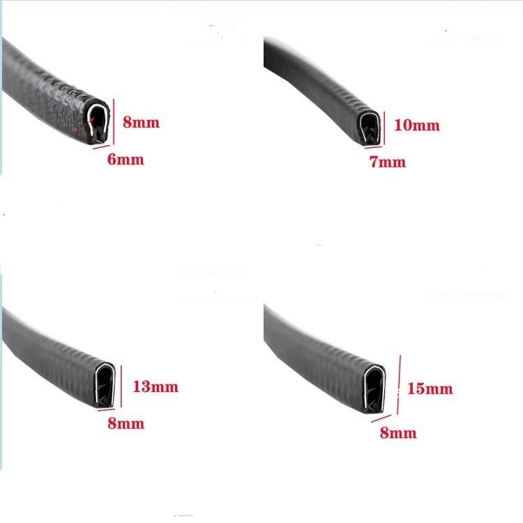 U Edge Profile Rubber Door Trim Seal for Auto, Truck