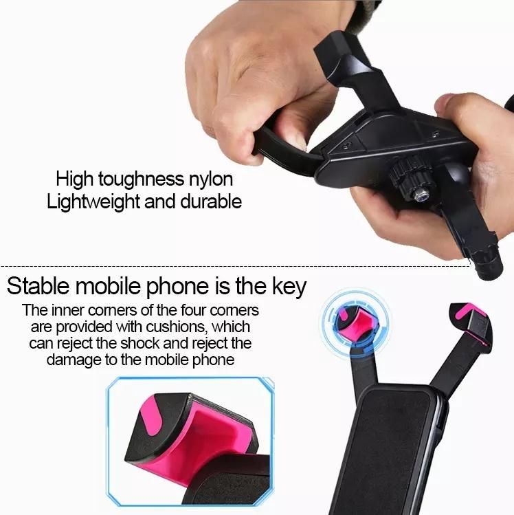 Bike Mount Mobile Phone Holder, Universal Bike Phone Holder for Bicycle and Motorcycle