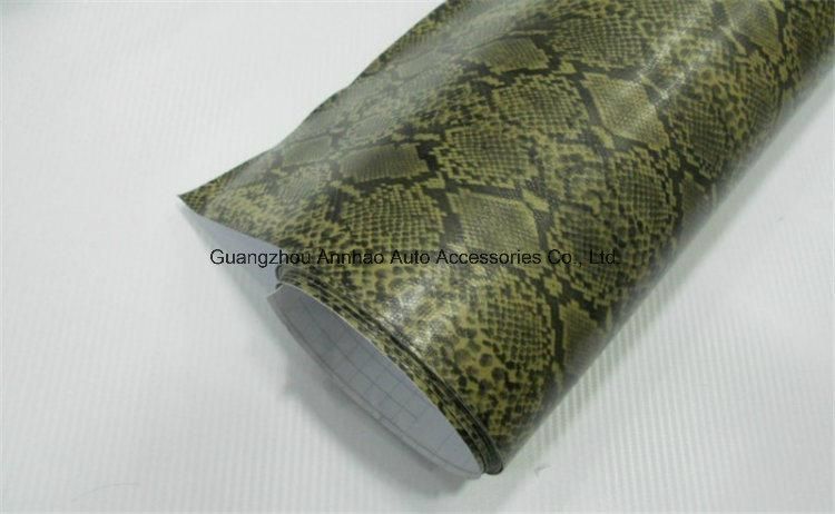 Hot Sale Python Skin Vinyl Wrap Film for Car