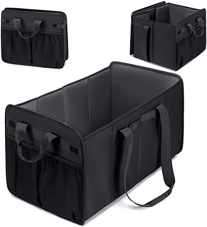 Big Utility Tote Bag with Pocket Car Trunk Storage Organizer