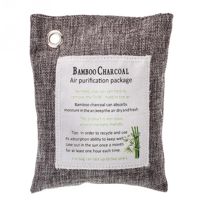 Bamboo Charcoal Bag Fresh Air Purifier Bag Natural Reusable Air Freshener Bags
