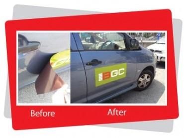 Custom Printing Die Cutting Wrapping Vinyl Magnetic Vehicle Car Body Stickers