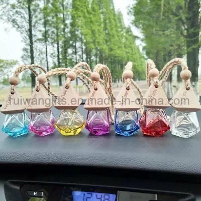 Wholesale Diamond Glass Perfume Bottle for Car Air Freshener