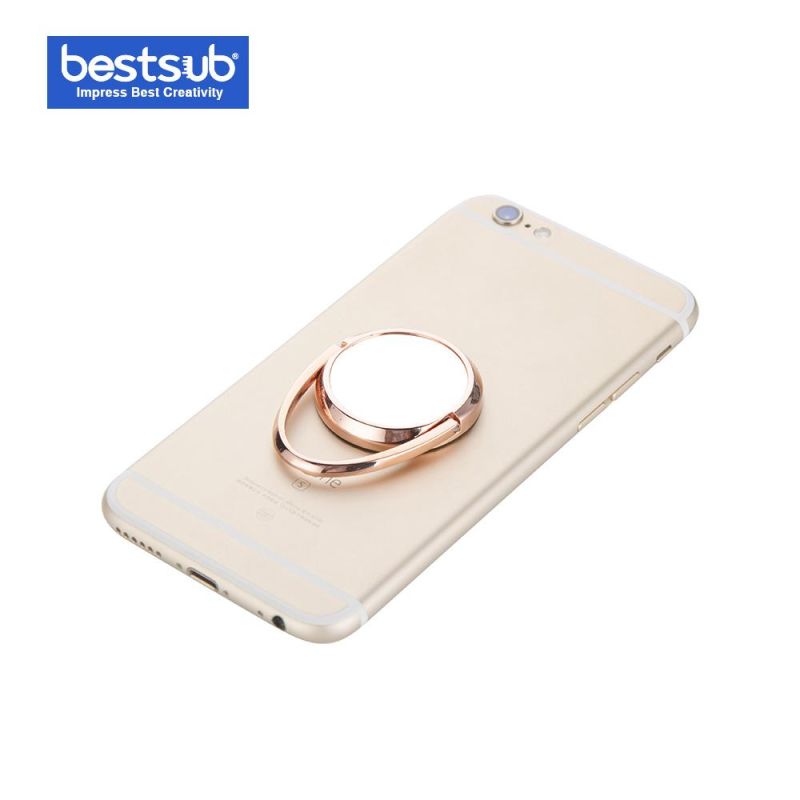 Rotating Mobile Phone Ring Holder (Rose Gold)