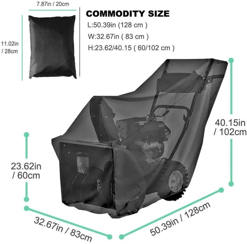 Heavy Duty Long Lasting Snow Blower Polyester Cover