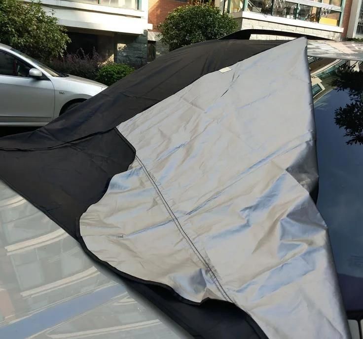 Waterproof Car Cover Breathable Half Top Windscreen Anti UV Snow Dust Sun Shade Protection Snow Protector