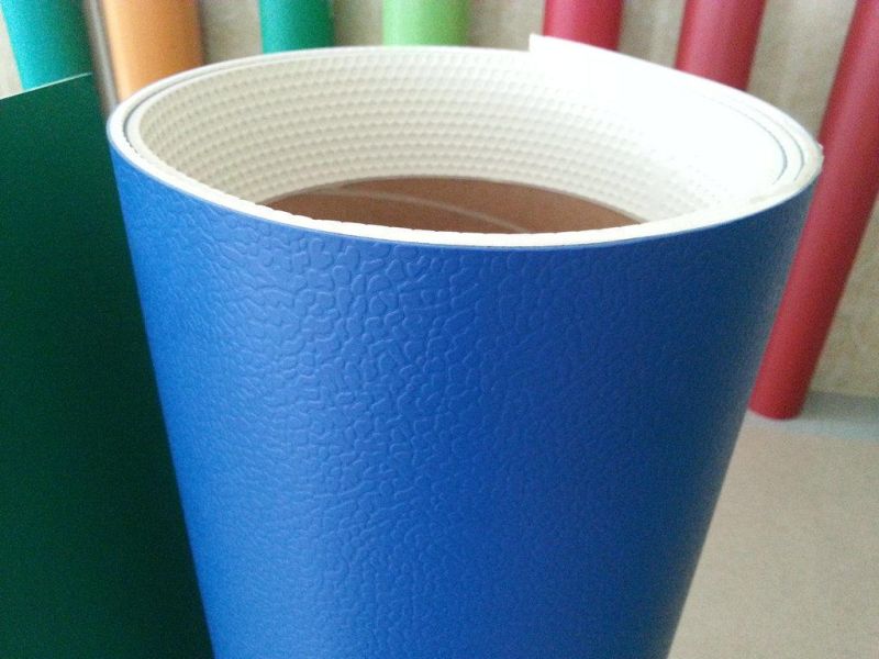 PVC Flooring, PVC Mat, PVC Rolls with Blue, Green and Red Color