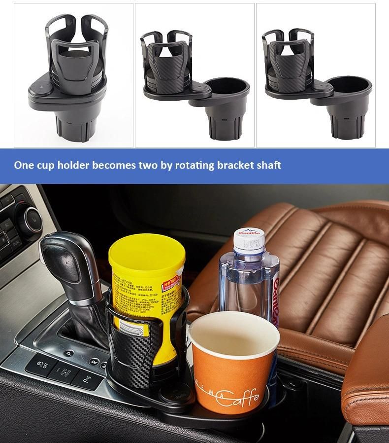 Best Selling Vehicle Innovative Car Smart Accessories ABS Multifunction Cup Holder