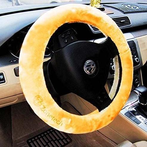 Plush Steering Wheel Cover for Car