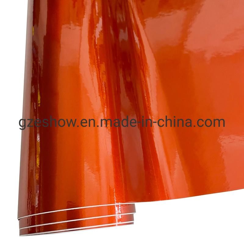 Car Decoration Pearl Metallic Orange Car Wrap Film for Car