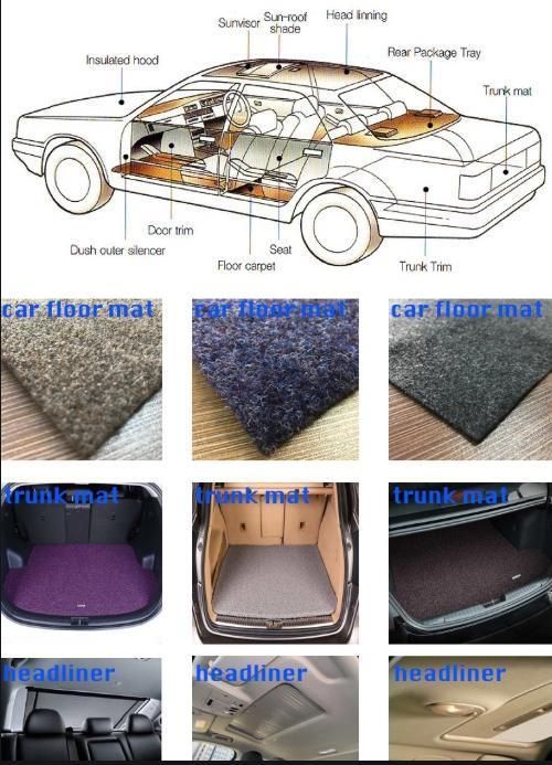 Door Panel Padding Needle Punch Carpet