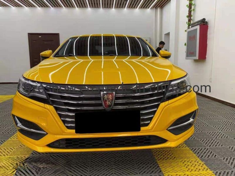 Glossy Metallic Maple Yellow Vinyl Wrap Car Wrap Vinyl Film