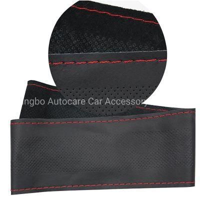 Hot Fashion Leather Sewing Car Steering Wheel Cover