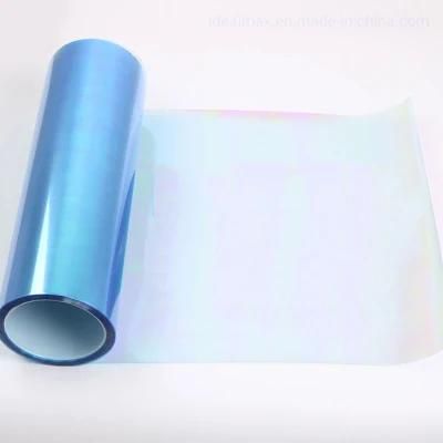 30cm*9m Car Headlight Decal PVC Material Chameleon Light Blue Car Tint Film