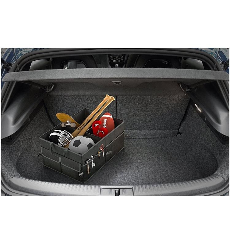 Car Trunk Organizer, Collapsible Storage, Non Slip Bottom, Securing Straps