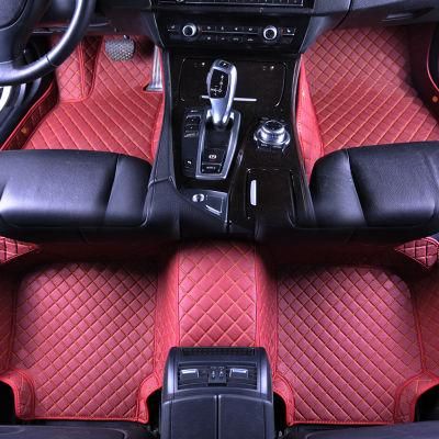 Universal 4PCS/Set Classic Design Anti-Slip PVC Rubber Car Mat