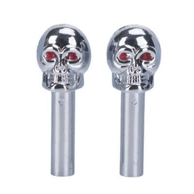 Skull Shape Aluminum Decorative Car Tire Valve Cap