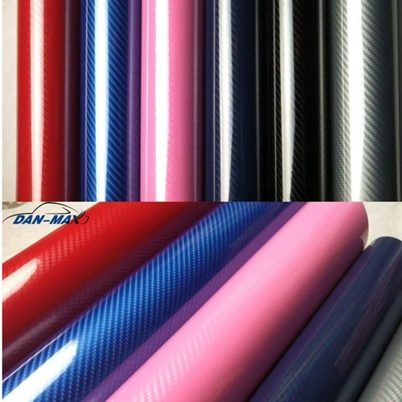 China Supplier Best Price 5D Carbon Fiber Vinyl Car Sticker Wrap Film