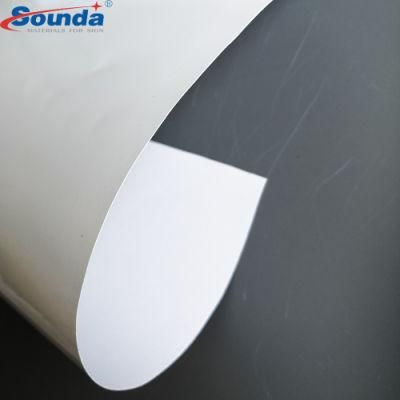 White Self Adhesve Vinyl for Bus Advertisement Application