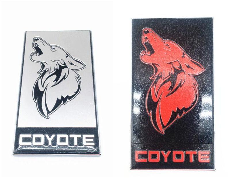 Coyote 5.0L F-150 250 350 for Ford Bronco Mustang Emblem Fender Badge Decal Sticker Logo Car Accessories Car Parts Decoration Metal