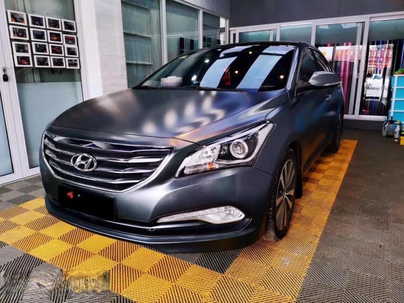 Hot Selling Diamond Heavy Metal Graphite Gray Car Color Changing Film Car Film