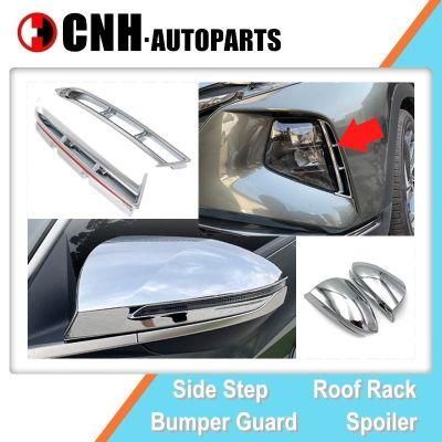 Auto Accessory Chromed Car Sticker for Hyundai Tucson 2021 Head Lamp Garnish and Mirror Cover