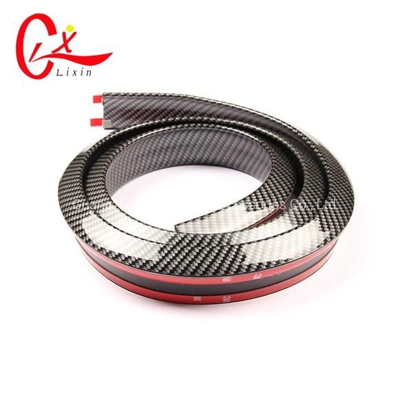 Car Carbon Fiber Rear Bumper Rubber Spoiler Roof Racing Locks