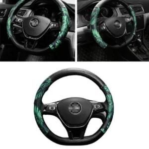 Handlebar Holster Leather 38cm Car Universal Steering Wheel Cover