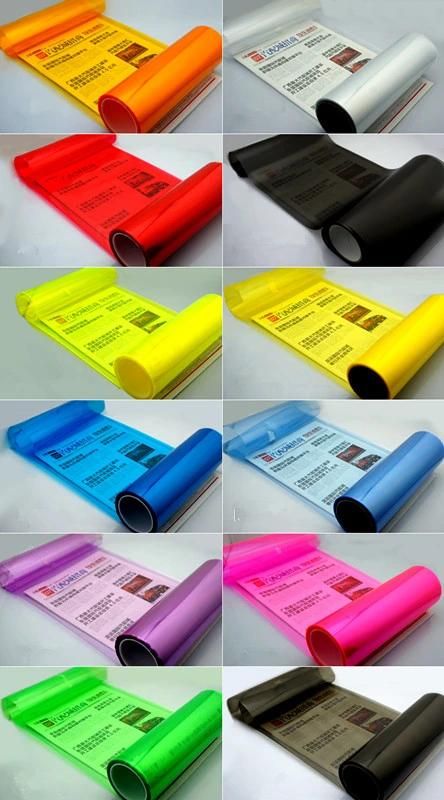 30cm*9m Self Adhesive Vinyl Sticker Glossy Headlight Film