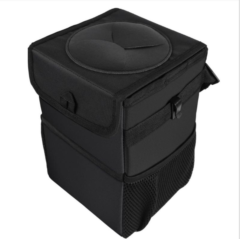 Car Accessory Back Seat Organizer with Garbage Can