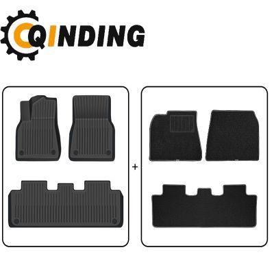 Factory Wholesale Car Accessories 3D TPE Rubber Car Floor Mats Anti-Slip Car Foot Mat for Chery Tiggo 23D