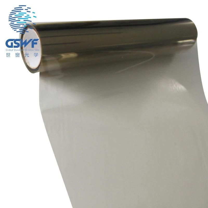 Megnetron Sputtering Metalized Reflective Window Film for Automotive 2ply Gws202