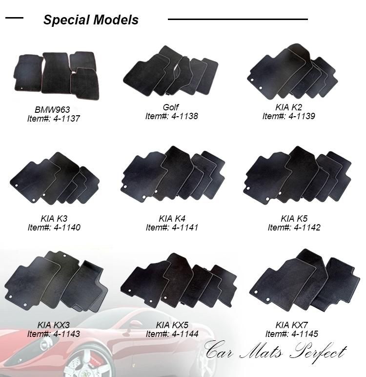 Anti Slip High Quality SUV Truck Van Rubber and Latex Car Floor Mat Ls4-1130