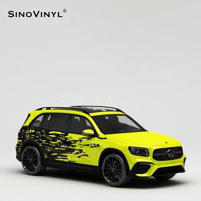 SINOVINYL Car Wrap Vinyl For Car Decoration Printable White PVC Vehicle Wrapping Vinyl