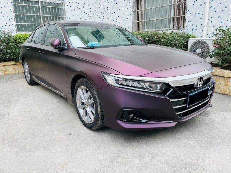 Ultra Matte Purple Flow Vinyl Wrap for Car Wrap Styling Film