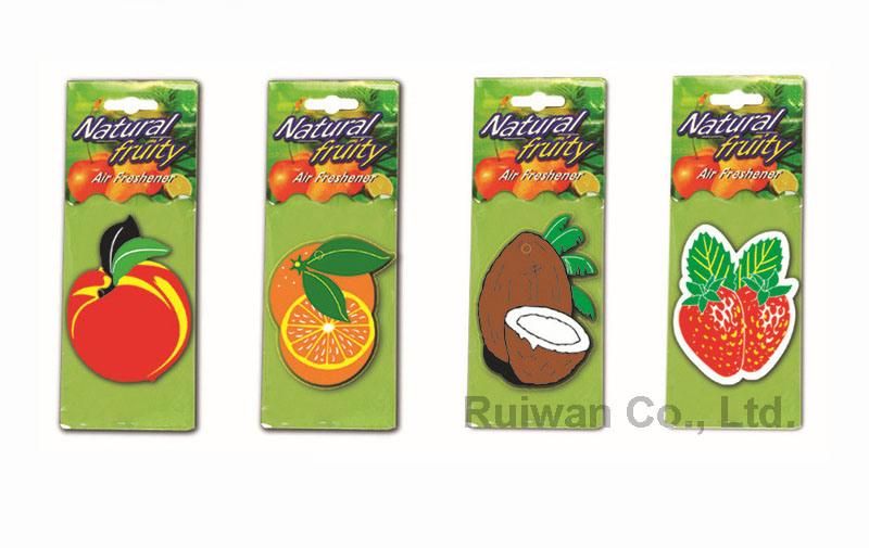 Custom Car Air Freshener with Car Logo for Promotional Gifts, Squash Air Freshener