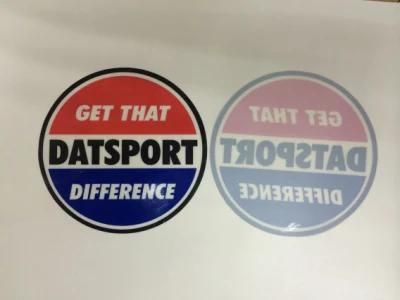 Custom Fully Covering Die Cut Vinyl Double-Sided Sticker Printing