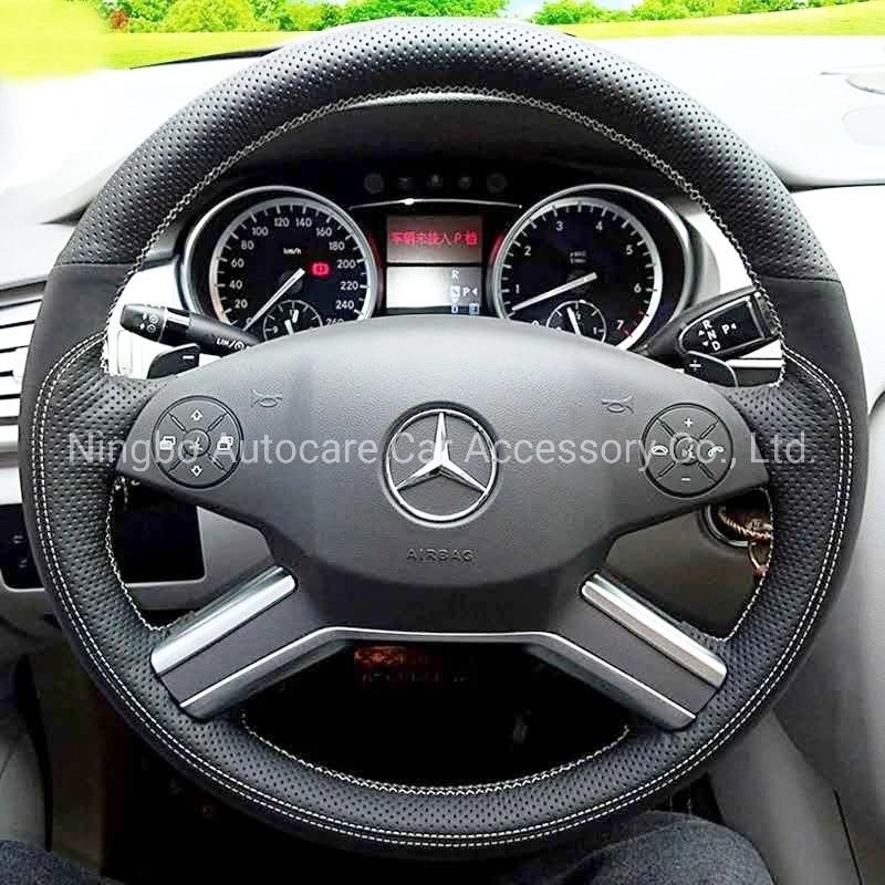 Hot Fashion Leather Sewing Steering Wheel Cover