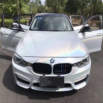 Sliver Prisma Holagraphic Chameleon Car Color Changing Wrap Vinyl Film