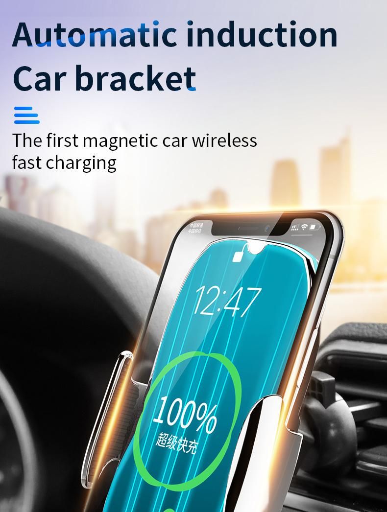 Automatic Inducton Car Bracket Smart Car Holder Phone Holder Magnetic Holder