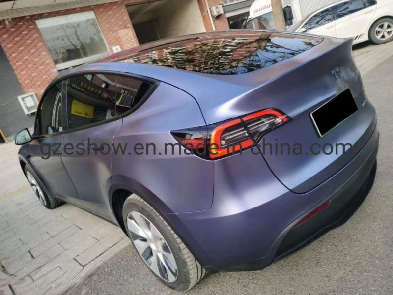 Metallic Cobalt Blue Vinyl Car Wrap Film for Car Decoration