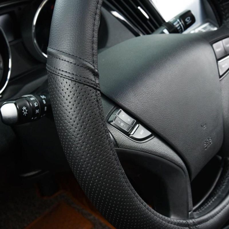 Pass Classic Leather Automotive Universal Steering Wheel Cover