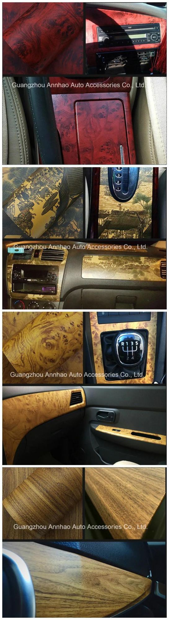 Furniture Decoration Wrapping Wooden Grain for Car Wrap Vinyl Paper Rolls