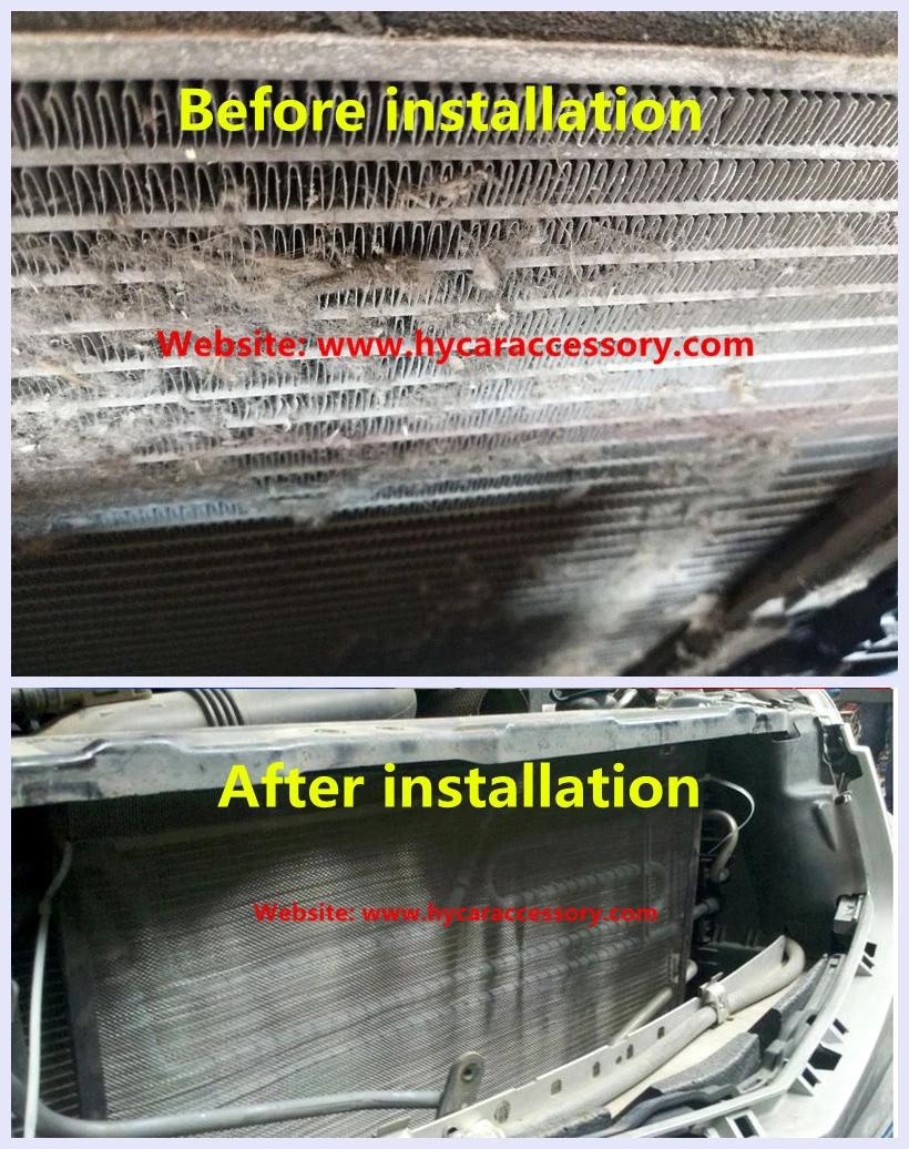 Aluminum Car Vehicle Black Body Grille Net Mesh Section