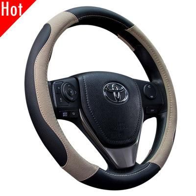 Matte Grip Swift Car 15 Inch Universal PU PVC Steering Wheel Cover 80511