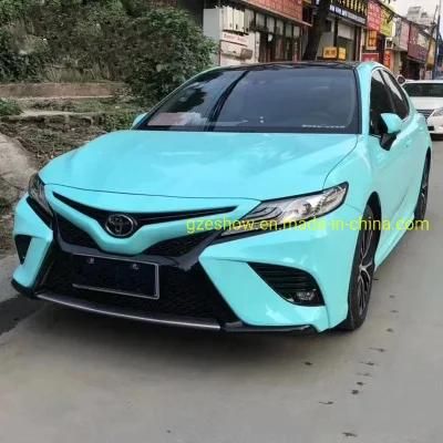 Pet Crystal Khaki Green Car Wrap Film