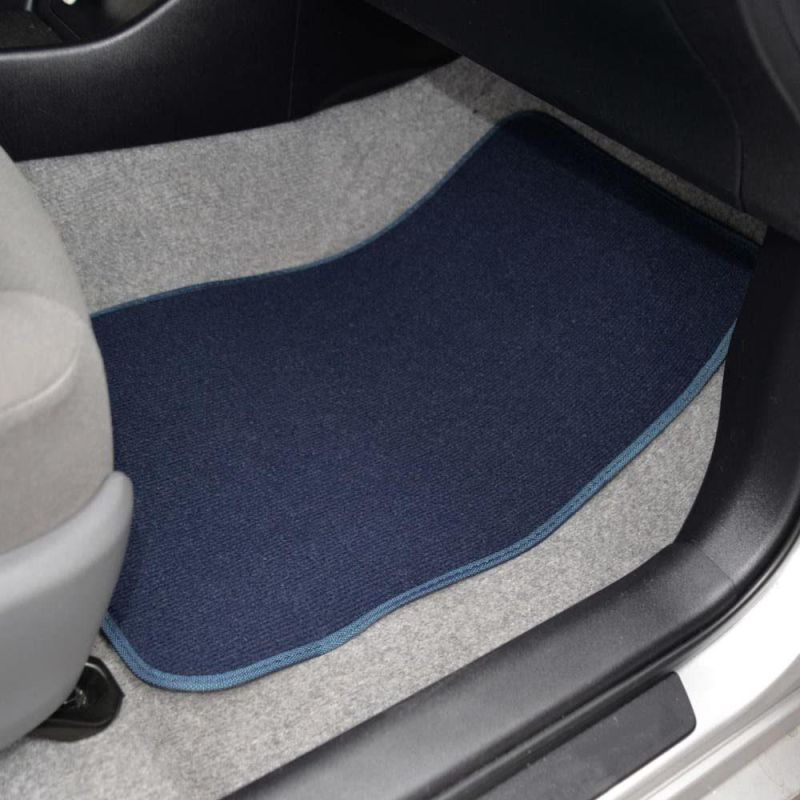 Auto Accessory Universal Fit Carpet Floor Mats Blue