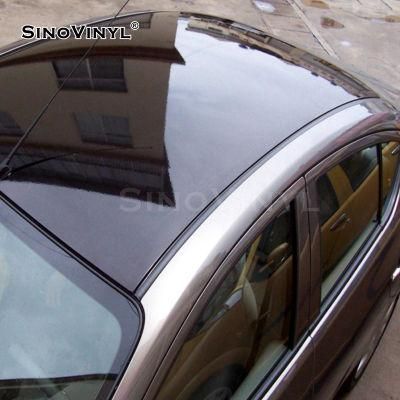 SINOVINYL Gloosy Black Roof Protection Film Panoramic Sunroof Film Vinyl Wrap For Car