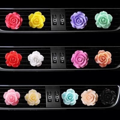 Rose Flower Auto Outlet Air Freshener for Car