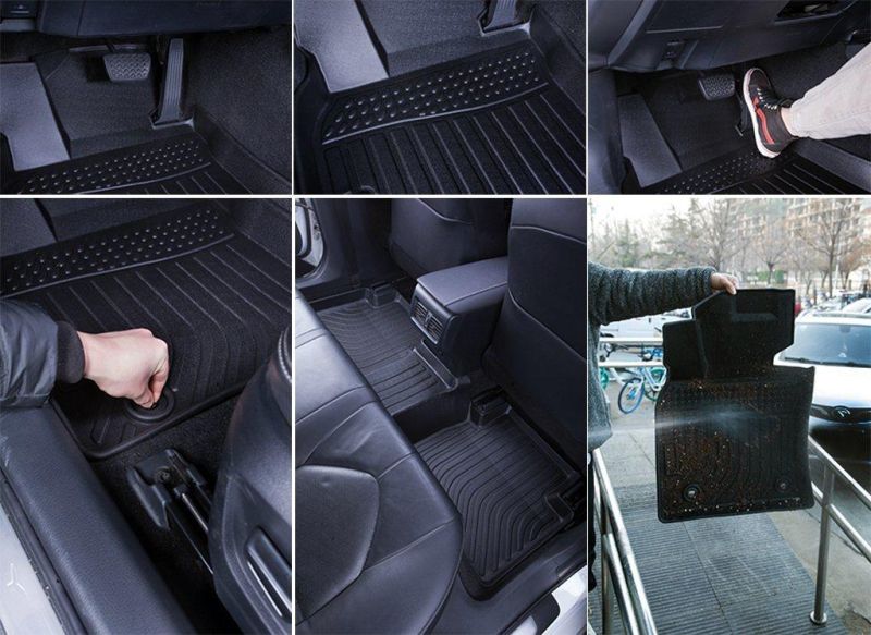 TPE All Weather Car Mats Car Floor Liner for Jeep Gladiator